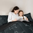 thumbnail image 5 of Homewish Kawaii Cat Print Bedding Comforter Set for Teens, Cartoon Kitten Lover Twin Comforter Sets, Simple Art Style Reversible Bedding Set, Microfiber Bedroom Decor, 2-Piece, 5 of 8