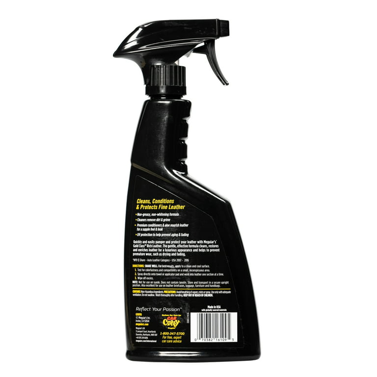 Using Meguiar's® Gold Class™ Leather Cleaner 