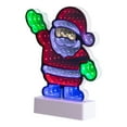 thumbnail image 6 of Northlight LED 3D Santa Claus Christmas Infinity Mirror - 8", 6 of 7