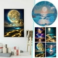 thumbnail image 2 of Moon Art Kits For Adults Beginners, DIY Moonlight Beach GXW Art M0I3, 2 of 8