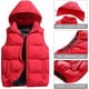 thumbnail image 2 of Chaleco acolchado de invierno para hombre con capucha extraíble para exteriores, 2 of 5