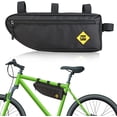 thumbnail image 1 of Triangle Bike Bag Large,Top Tube Saddle Bag 34.5x13x5.5cm, 2L Large Capacity Front Frame Bike Bag, 1 of 5