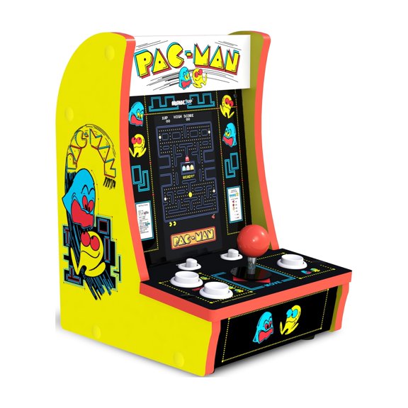 Countercade Arcade1Up Pac-man con pantalla de 7 pulgadas 3 juegos clásicos