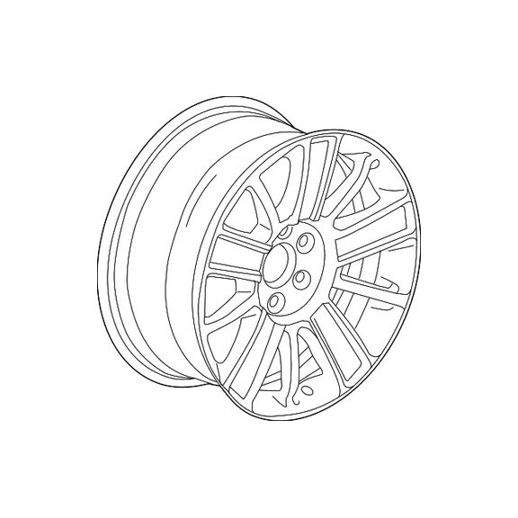 Genuine GM Wheel, Alloy 22871003
