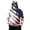 White, variant on Men's SPF 50 US Flag 250th Anniversary Printed Sun Shirt Long Sleeve Thin Summer Hoodie Rash Guard with Mask
