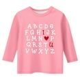 thumbnail image 3 of SNKSDGM Girls Shirts for Girls 10-12 Shirts for Girls 14-16 Cute Girls' Valentine's Day Print Fashion Functional Crew Neck 3/4 Quarter Sleeve Casual T Shirt Top 7-8 Years, 3 of 3