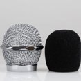 thumbnail image 3 of Maoww Microphone Mesh Head Portable Detachable Reusable Washable Glossy Universal Concert Mic Heads Part Component Accessories, 3 of 6