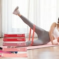 thumbnail image 4 of Fitness & Yoga High Elasticity Latex Resistance Band for Strength Training and Leg Shaping Unisex Sports Tension Band for Home Gym and Outdoor Workouts 5PCS, 4 of 7