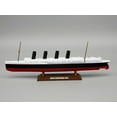 thumbnail image 2 of RMS Lusitania Wartime Model 1 Foot in Length, Highly Detailed Replica, 2 of 10