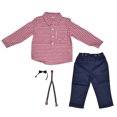 thumbnail image 2 of Conjunto De Traje De Bebé Para Niño, Conjunto De Traje De Caballero Para Bebé, Lavable A Máquina, Apto Para La Piel Para Primavera Otoño Para Fiesta De Cumpleaños Para Niños ANGGREK EC2018, 2 of 8