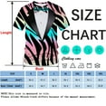 thumbnail image 4 of QTAGTESS Tuxedo T-Shirt Zebra Print Shirt Fake Suit with Bowtie Tee, 4 of 7