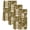 Bronze, Khaki, Brown, variant on Summer Botanical Kitchen Towels Set of 1, Retro Tropical Palm Trees Fruits Leaf Gold Absorbent Dish Towels for Kitchen, Microfiber Hand Towel, Quick Drying Tea Towel for Cleaning Dishcloths