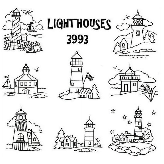 Aunt Martha's #3993 Lighthouses
