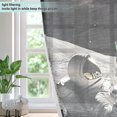 thumbnail image 4 of Yayeee Window Curtains Light Filtering 63"x42" Grommet Panel Pair Home Living Room Decor, Space Earth, 4 of 7