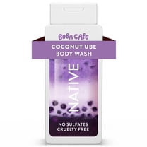 Native Body Wash, Limited Edition Coconut Ube, Sulfate Free Body Wash for Women & Men, Boba Café, 18 fl oz