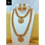 Beautiful Necklace Set / Indian Women Jewellery/ Gold Plated Fashion Jewelry/Designer Pearl Necklace / Wedding Wear Bridal Gift