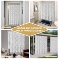 thumbnail image 5 of Grey Floral Cute Shower Curtain - Water Repellent Fabric Shower Curtains Washable, Summer Cozy Botanical Decorative Polyester Cloth Bathroom Curtains Modern Bath Decor 72"x84", 5 of 8