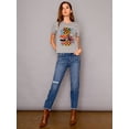 thumbnail image 4 of Jordache Vintage Women's Carla 'Go Fast' Boxy Crewneck Graphic T-Shirt, 4 of 6