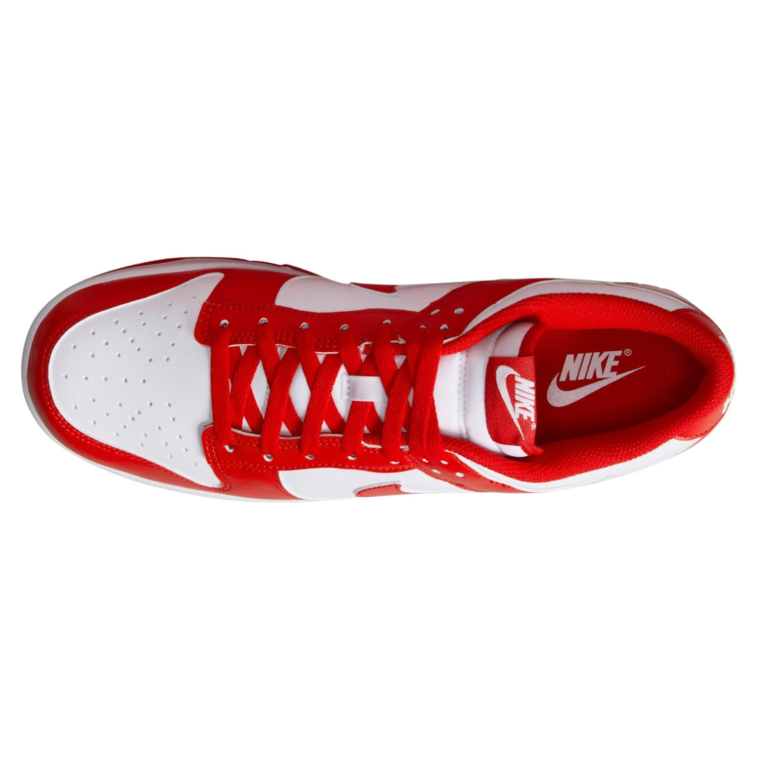 Men's Nike Dunk Low Retro White/University Red-White (HF5441 104) - 10.5