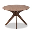 thumbnail image 4 of Oval Dining Table - 71 Inch Wood Table - Walnut Brown Finish, 4 of 6