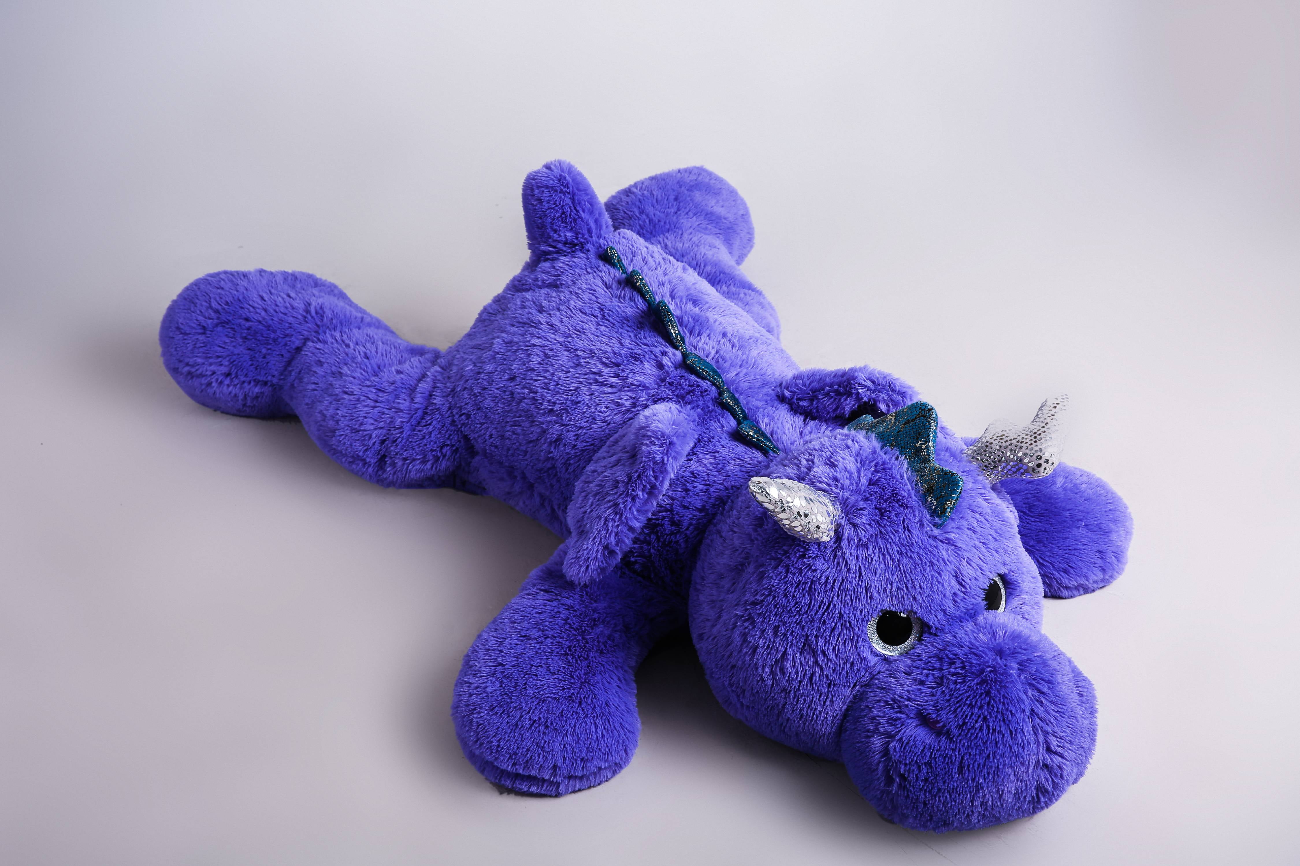 purple dragon stuffed animal