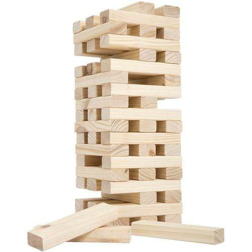Nontraditional Giant Wooden Blocks Tower Stacking Game, Outdoor