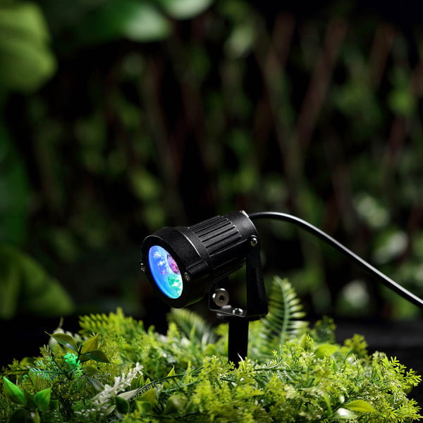 Efavormart 6W Multi-Color RGB LED Backdrop Uplight, Outdoor Waterproof  Landscape Spotlight With Remote Control