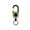 Khaki, variant on Retractable Lanyard with Steel Cable, ID Badge Holder Reel, Heavy Duty Key Retractor for Work and Travel 5 Inch Black