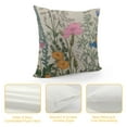 thumbnail image 4 of COMIO  Spring Pillow Covers, Farmhouse Wildflower Green Throw Pillow Covers Floral Plant Outdoor Decorative Pillows for Couch Home Sofa Living Room, 4 of 5