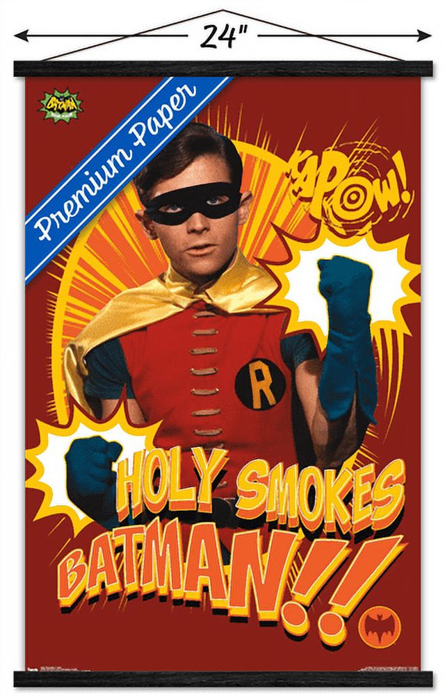 DC Comics TV - Batman TV Series - Robin Wall Poster with Wooden Magnetic Frame, 22.375" x 34"