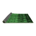 thumbnail image 2 of Ahgly Company Indoor Square Oriental Emerald Green Industrial Area Rugs, 8' Square, 2 of 4