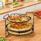thumbnail image 5 of Rejilla para pizza plegable multifuncional para preparación de alimentos, ideal para fiestas en la cocina y reuniones familiares., 5 of 7