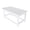 White, variant on Costaelm Outdoor Poly Plastic Adirondack Coffee Table, Rectangle Patio Coffee Table, White