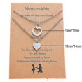 thumbnail image 5 of Heart Necklace Mother Daughter Necklace Set 2pcs Mother's Day Gift, 5 of 5