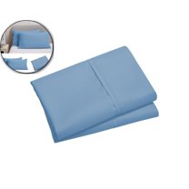 VQPeo Cotton Pillow Cases Set of 2 - Standard Size | Soft, Durable, and Stylish Bedding - Ideal for King Size Pillows(Blue)