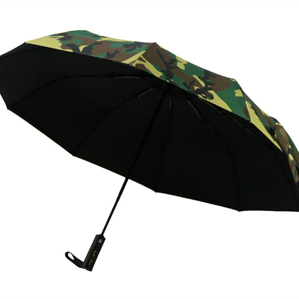 Umeki Trouwens heel veel Automatic Camouflage Umbrella 10K UV Protection Parasol Folding Umbrella -  Walmart.com