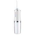 thumbnail image 1 of Qarigey Irrigador bucal Lavadora de Herramienta de hilo DC3.7V Tamaño compacto Ajustable Cuidado de la salud 80-120PSI Máquina de cuidado de los oídos Blanco Qarigey CE014704-02, 1 of 6