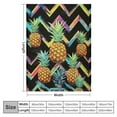 thumbnail image 4 of ONETECH  Pineapple Blanket, Pineapple Decor, Pineapple Print Blanket, Soft and Comfortable Christmas Throw Blanket Pineapple Gifts,Flannel Blankets, 4 of 6