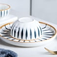 thumbnail image 2 of 1Pc Japanese Style Ceramic Rice Bowl Soup Storage Bowl Home Kitchen Supply, 2 of 8