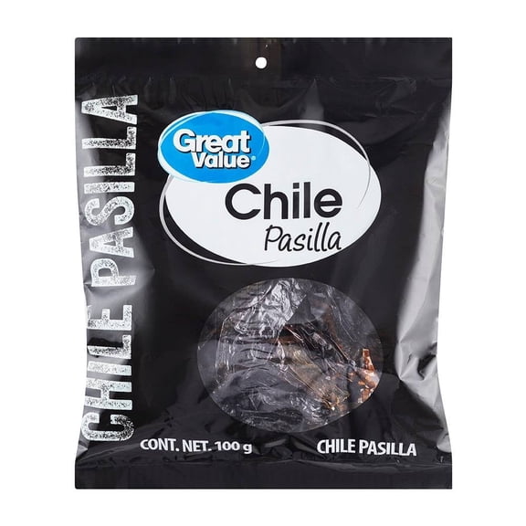 Chile pasilla Great Value 100 g
