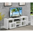 thumbnail image 5 of Lexington 60 inch TV Stand with Storage Cabinets and Shelves, White, 5 of 5