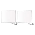 thumbnail image 4 of OATIPHO 2Pcs Clear Acrylic Cabinet Divider for Closet, Kitchen, and Office Shelf Organization, 4 of 8