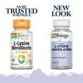 thumbnail image 4 of SOLARAY L-Lysine Monolaurin Immune Support Supplement, 1:1 Ratio for Immune System Function, Skin and Gut Health Support, 500 mg Each, 60-Day Money Back Guarantee, 30 Servings, 60 VegCaps, 4 of 4