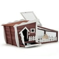 thumbnail image 1 of Costway 62" Wooden Rabbit Hutch Indoor Outdoor Rabbit Cage Bunny House w/ Pull Out Tray, 1 of 10
