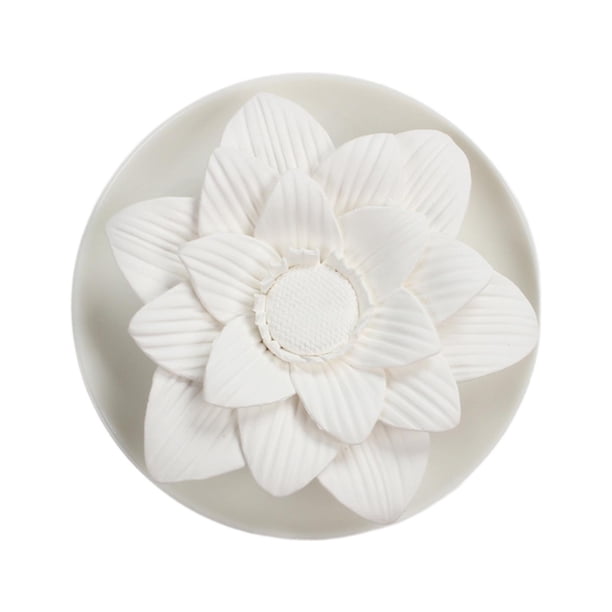 Difusor de aceites esenciales sin agua, regalo de fiesta, aroma floral de porcelana para coche. Estilo E