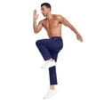 thumbnail image 6 of GIRUNS Men's Sweatpants Quick Dry Running Workout Athletic Pants with Zip Pockets Navy Blue XL, 6 of 8