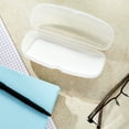 Eye Protection Case Equate Unisex White Eyewear Protective Case Compact and Lightweight for ...