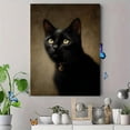 thumbnail image 4 of UXIEQU Black Cat Portrait Canvas Wall Art Print 15.75x11.81 Inches, 4 of 8