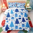 thumbnail image 2 of Manfei Whimsical Animals Twin Quilt Set,Merry Xmas Twin Coverlet Set,2pcs,1 Bedspread and 1 Pillowcase, 2 of 7