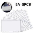 thumbnail image 1 of Clearance! beishanbush Home Decor A5 Binder Pockets Plastic Binder Zip Document Holders Waterproof Loose Leaf One Size Multi-Color, 1 of 5